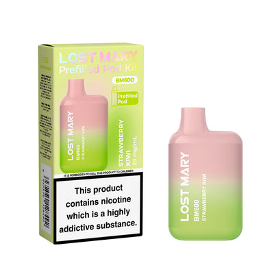 Lost Mary BM600 Recharge Kit Strawberry Kiwi
