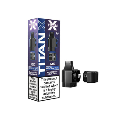 Titan X Refill Kit Blueberry Sour Razz