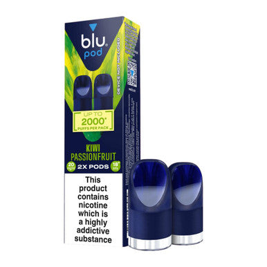 Blu 2 Pack Pod Kiwi Passionfruit 20mg