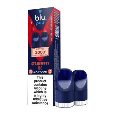 Blu 2 Pack Pod Strawberry Ice 20mg