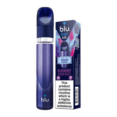 Blu Bar Recharge Kit Blue Sour Razz 20mg