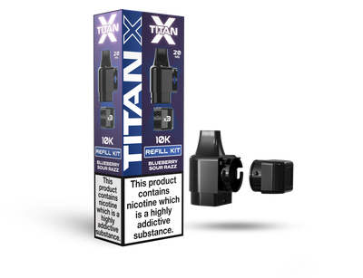 Titan X Refill Kit Blueberry Sour Razz