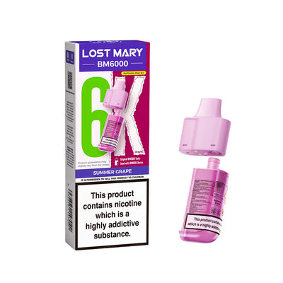 Lost Mary BM6000 Pods Summer Grape