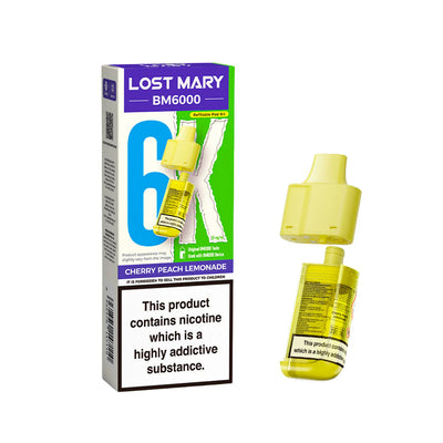 Lost Mary BM6000 Pods Cherry Peach Lemonade