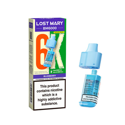 Lost Mary BM6000 Pods Blueberry