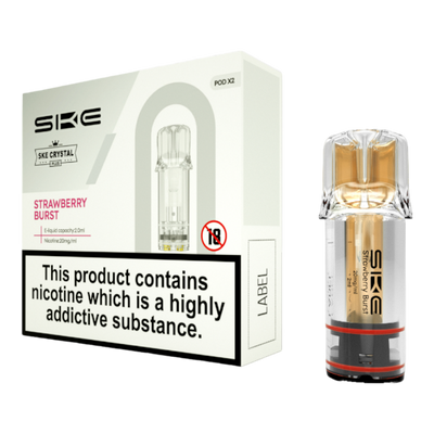 SKE Crystal Plus Pods 20mg  Strawberry Burst