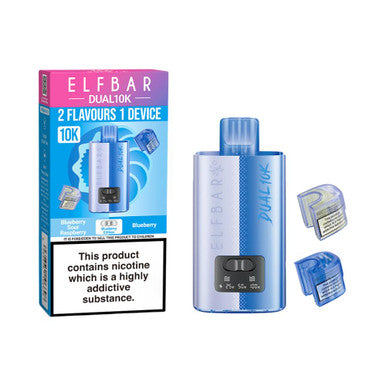 ELFBAR DUAL 10K Pod Kit Blueberry Edition