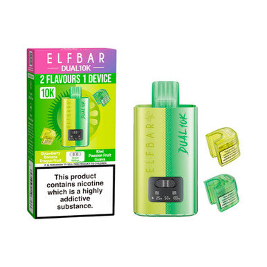 ELFBAR DUAL 10K Pod Kit Green Edition