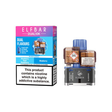 ELFBar DUAL 10K Pods Blueberry Edition