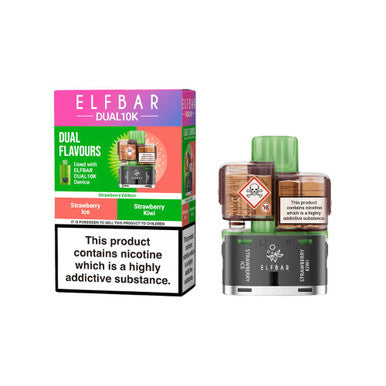 ELFBar DUAL 10K Pods Strawberry Edition