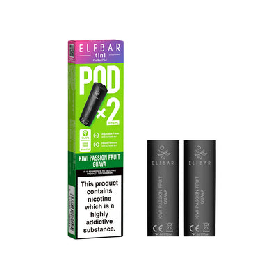 ELFBAR 4in1 pods Kiwi Passionfruit Guava