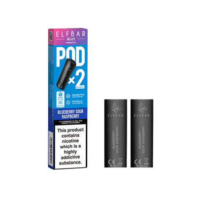ELFBAR 4in1 pods Blueberry Sour Raspberry
