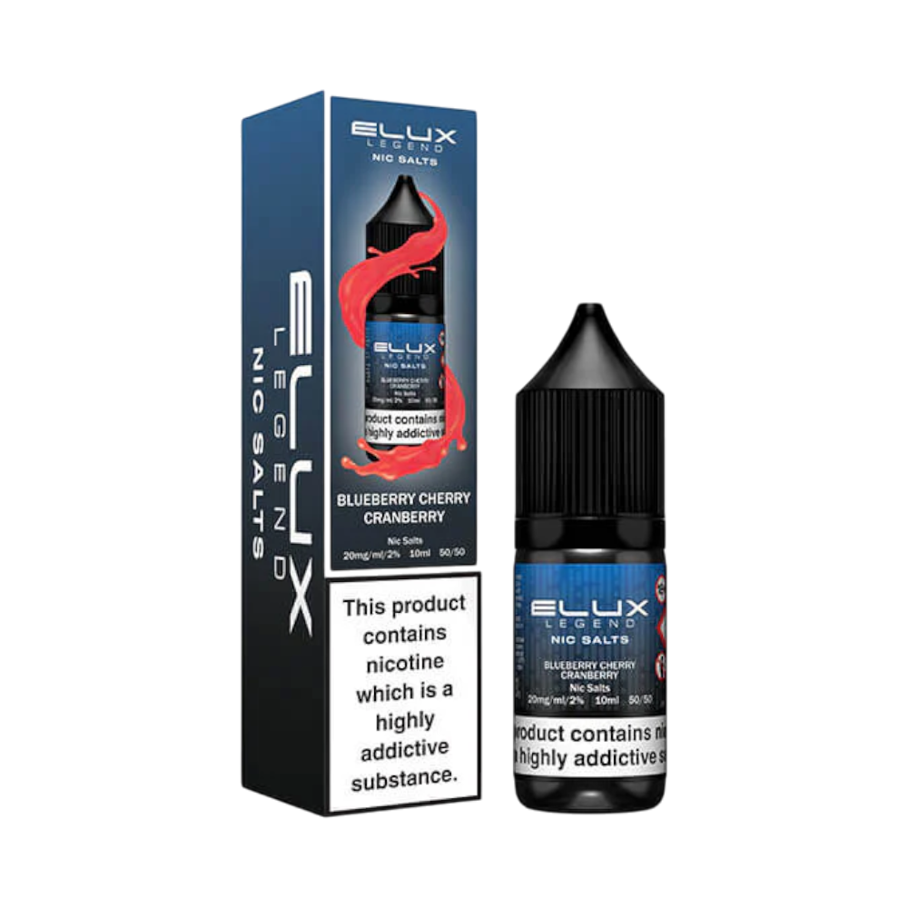 Elux Legends Nic Salts Blueberry Cherry Cranberry 10mg