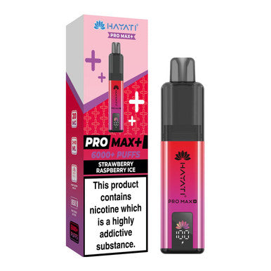 Hayati Pro Max+ Kit Strawberry Raspberry Ice