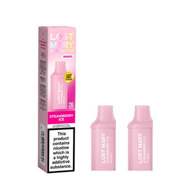 Lost Mary BM600 Recharge 2x Pods Strawberry Ice