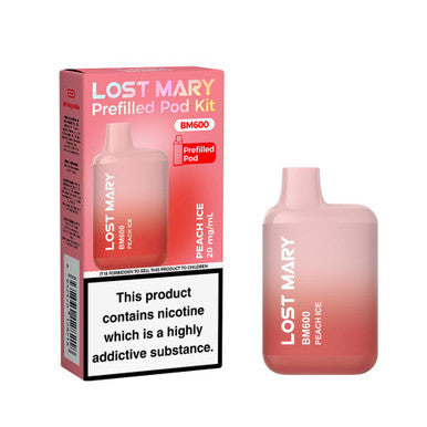 Lost Mary BM600 Recharge Kit Peach Ice
