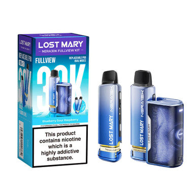 Lost Mary Nera 30k Kit Blue Sour Raspberry