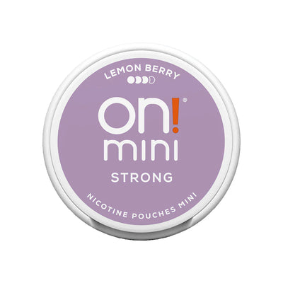 on mini Lemon Berry Strong 6mg - Round Can