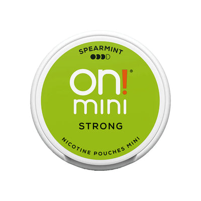 on mini Spearmint Strong 6mg - Round Can