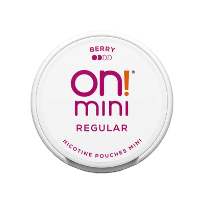 on mini Berry Regular 3mg - Round Can