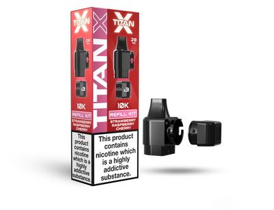 Titan X Refill Kit Strawberry Raspberry Cherry