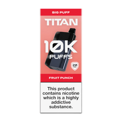 Titan 10K Vape Device Fruit Punch 20mg