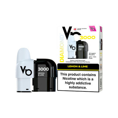 Vapes Bars Diamond 3k Pods Lemon & Lime