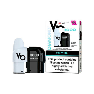 Vapes Bars Diamond 3k Pods Menthol
