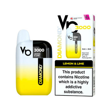 Vapes Bars Diamond 3k Kit Lemon & Lime