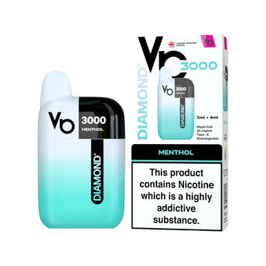 Vapes Bars Diamond 3k Kit Menthol