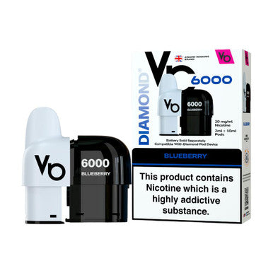 Vapes Bars Diamond 6k Pods Blueberry