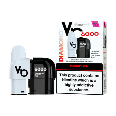 Vapes Bars Diamond 6k Pods Cherry Ice