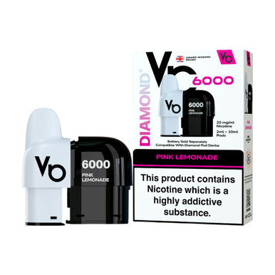 Vapes Bars Diamond 6k Pods Pink Lemonade