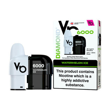 Vapes Bars Diamond 6k Pods Watermelon Ice